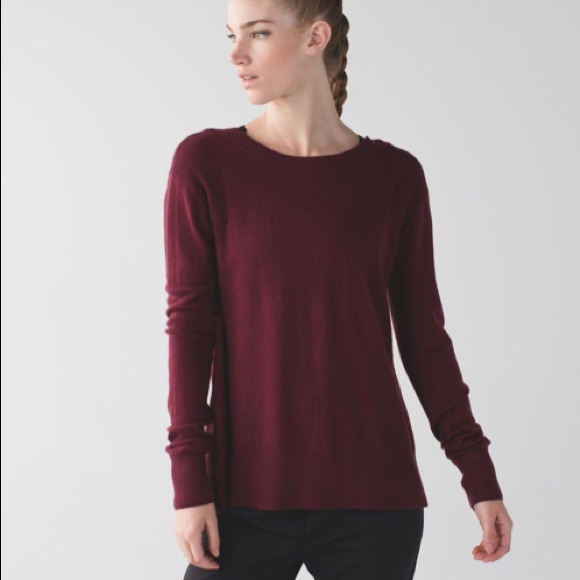 Lululemon Sunset Savasana Open Back Sweater - Picture 2 of 6